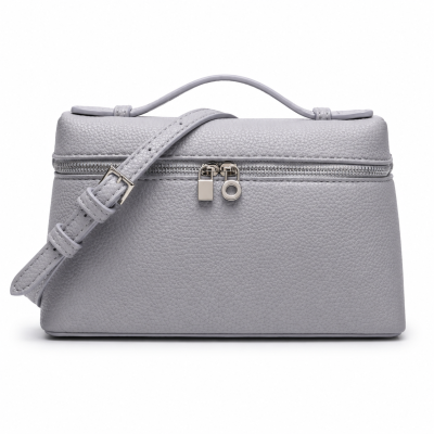 Women’s Grey Box Crossbody Bag