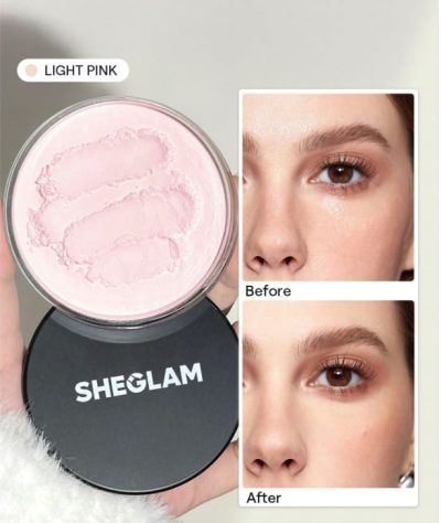 SHEGLAM Light Pink Baked Glow Setting Powder – Smooth Brightening Face Powder, SHEIN Fast Delivery in 5 Days