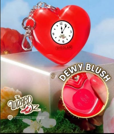SHEGLAM The Wizard of Oz Dewy Blush, Heart Compact Cream Blush for Fresh Glowing Cheeks