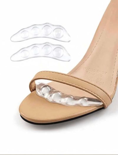 SHEIN Fast Delivery Transparent Silicone Forefoot Cushion Pads