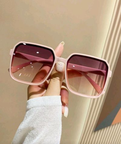 SHEIN Pink Oversized Square Sunglasses – Fast Delivery in 5 Days