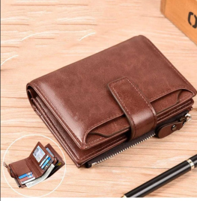 Men’s Foldable Leather Wallet
