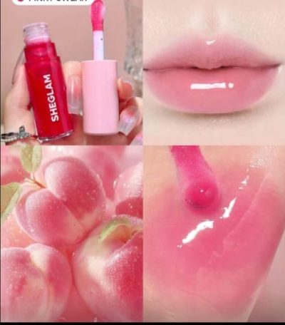 SHEGLAM Lip Gloss – Pinky Swear, Glossy Pink Lip Tint for Juicy Soft Lips