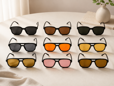 SHEIN Unisex Classic Square Sunglasses – Multi Color Lens Options, SHEIN Fast Delivery in 5 Days