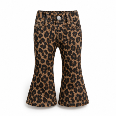 Baby Leopard Print Flare Pants – 9 Months to 1 Year, SHEIN Fast Delivery in 5 Days