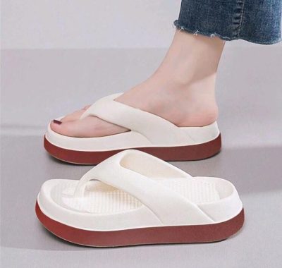 Women’s Platform Cross Strap Slide Sandals