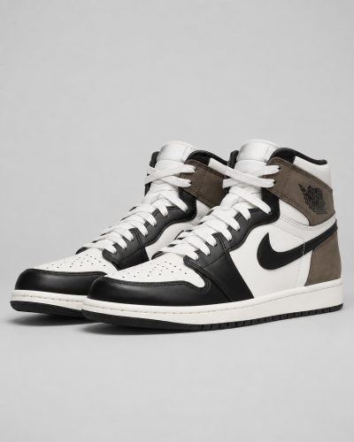 Nike original Men’s Brown Black and White High-Top Sneakers