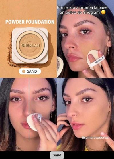 SHEGLAM Powder Foundation in Sand – Fast Delivery in 5 Days