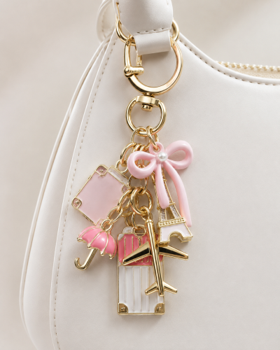 Travel Charm Bag Keychain